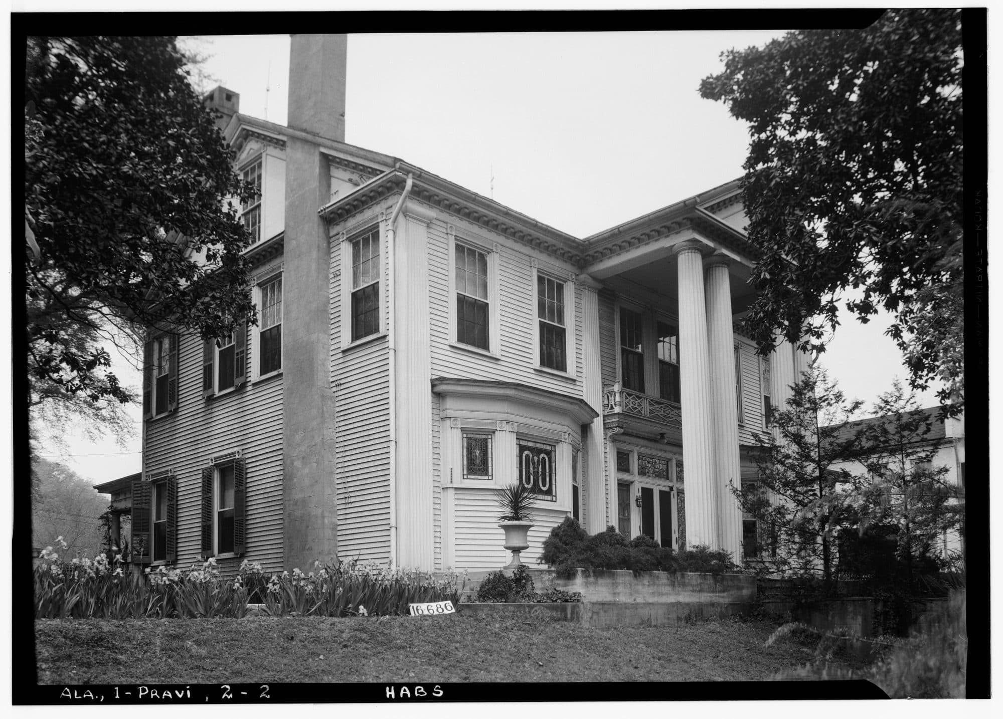 The historic Daniel Pratt House on Autauga Creek in Prattville